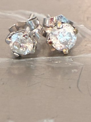 Pendientes Oro 18k Diamantes Naturales 1.06 Ct
