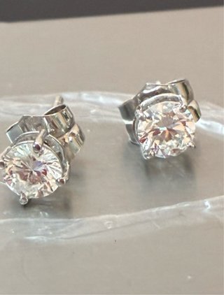 Pendientes Oro 18k Diamantes Naturales 1.06 Ct