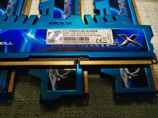 4x G.Skill RipjawsX DDR3 16GB RAM