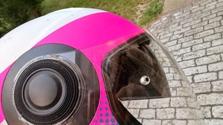 Casco HJC i40 Jet Rosa y Blanco