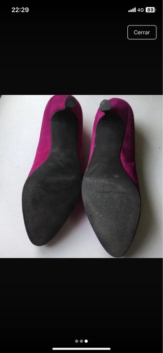 Zapatos Castañer ante rosa fucsia