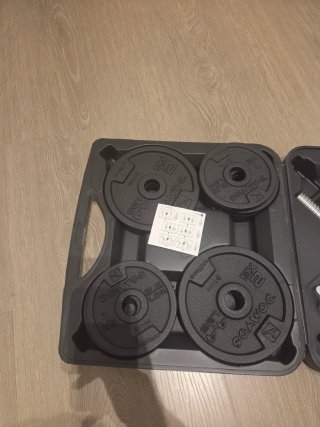 Kit Mancuernas 20kg (2x10kg) con maletín