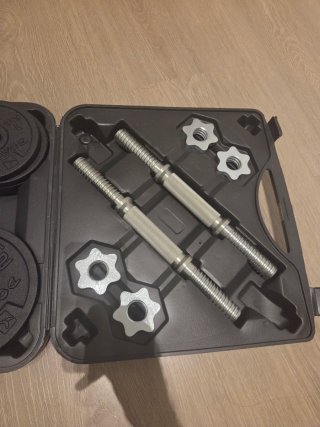 Kit Mancuernas 20kg (2x10kg) con maletín