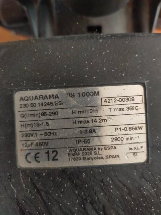 Depuradora de arena más 2 bombas de presión