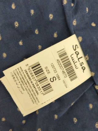 Cazadora de cuero Salsa Jeans marrón