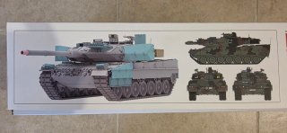 Maqueta 1/35 ryefield model Leopard 2A6 Tanque Bat