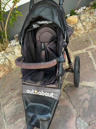 Cochecito de running negro