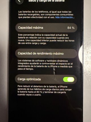 iPhone 14 128GB 84% Batería