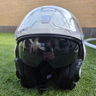 Casco Scorpion Exo-Tech Evo Modular Blanco