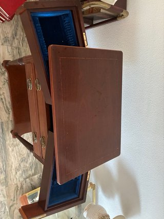 Mueble auxiliar madera antiguo (de cubertería)