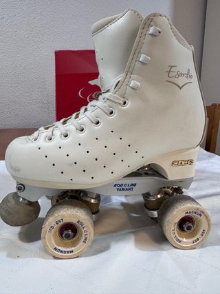 Patines artísticos blancos talla 37,5