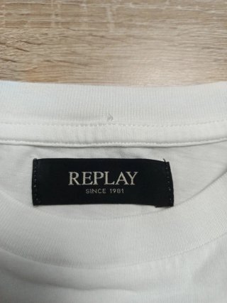 Camiseta Replay Original Blanca