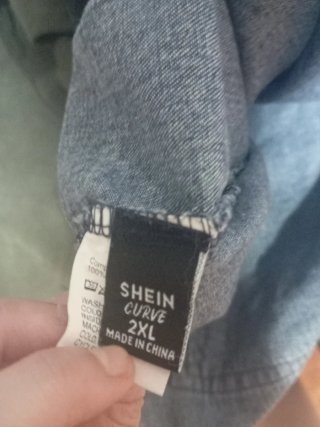 Vestido vaquero tipo sudadera