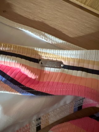 Bañador bikini rayas multicolor