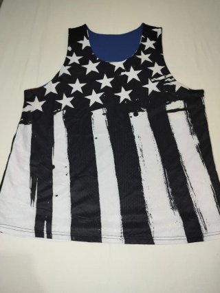 Camiseta sin mangas bandera americana