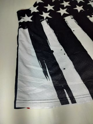 Camiseta sin mangas bandera americana