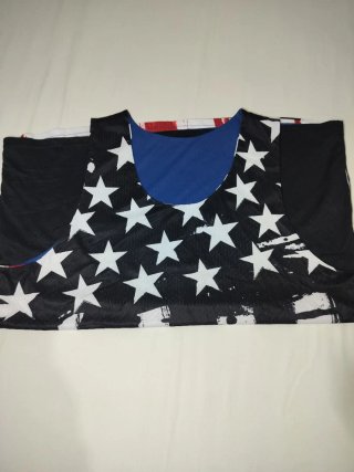 Camiseta sin mangas bandera americana