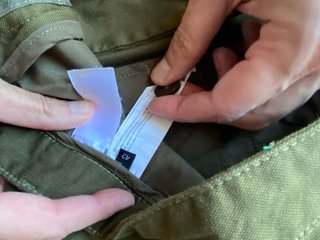 Pantalón chino Adolfo Dominguez verde