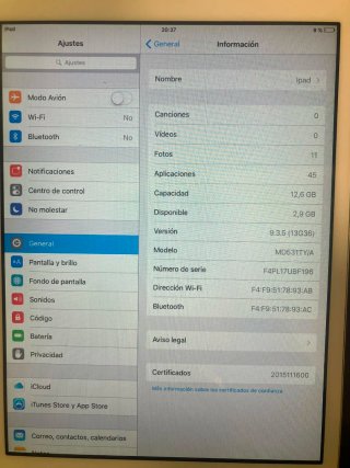 iPad Mini 1ª Gen 16GB Blanco