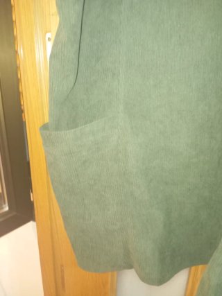 Pichi falda pana verde
