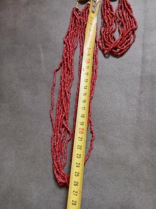 Set collana e bracciale in  corallo rosso