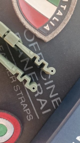 Cinturino Panerai Caucciù Verde Oliva