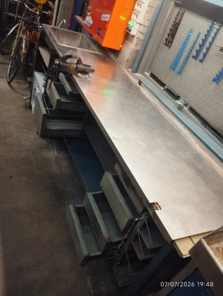 Banco de trabajo y panel de herramientas