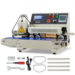 Continuous Bag Band Sealing Machine, 6-12 mm Seal Width,