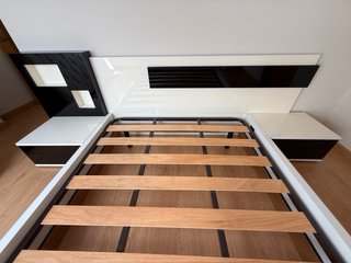 Dormitorio moderno blanco y negro