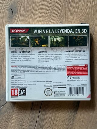 Metal Gear Solid Snake Eater 3D 3DS