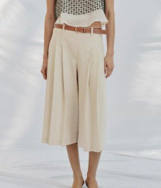Bermuda Zara Lino Beige