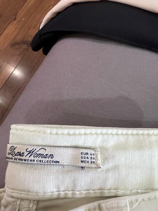 Conjunto de señora verde y blanco