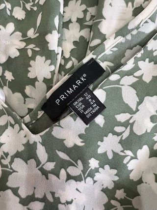 Conjunto de señora verde y blanco