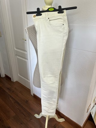 Conjunto de señora verde y blanco
