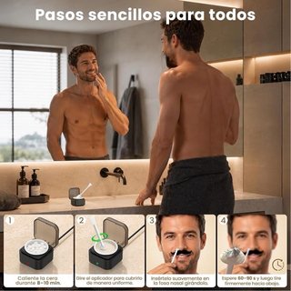 Kit Depiladora Mini Cera Calentador Facial NUEVO