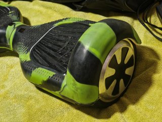 Hoverboard Camuflaje Verde y Negro