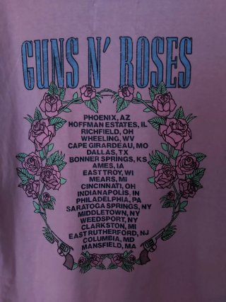 Guns N'Roses camiseta Edición Limitada XS +
