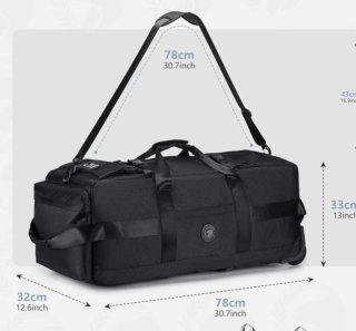 Mochila Grande con Ruedas. COMPLETAMENTE NUEVA