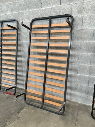 Somier 90cm Metal y Madera