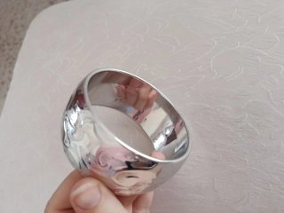 Brazalete plateado