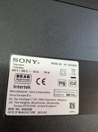 Scheda Alimentazione TV Sony KE-55XH9096