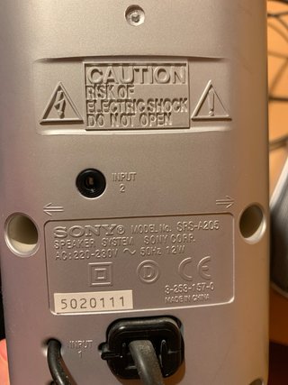 Altavoces Sony Mega Bass SRS-A205