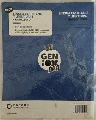 Lengua castellana y literatura I. Libro del est...