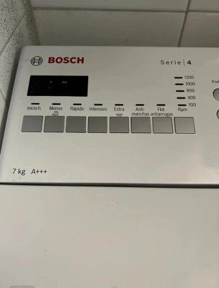 Lavadora Bosch Serie 4 Carga Superior