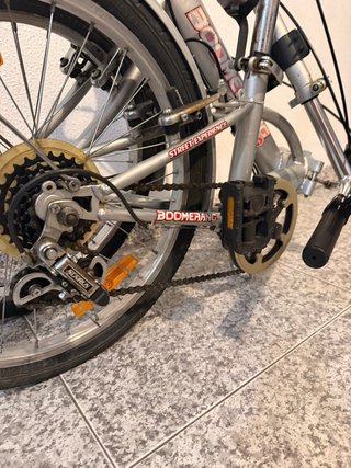 Bici Plegable Boomerang +candado