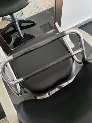 Tocador peluquería espejo y silla