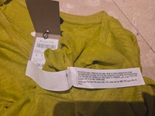 Camiseta lino manga larga Massimo Dutti