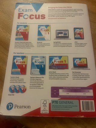 Exam Focus 1 Workbook Print & Digital Interacti...