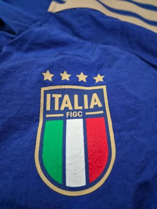 Giacca Adidas Italia Mondiali Uomo Blu