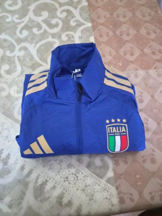Giacca Adidas Italia Mondiali Uomo Blu